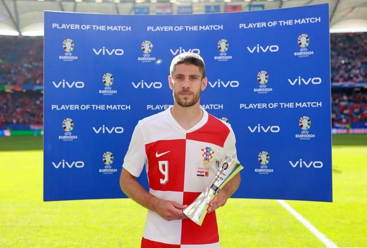 Official: Kramaric Named Man of the Match Croatia vs. Albania