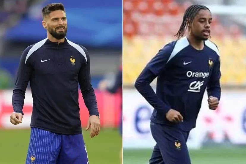 Two Replacements for France if Mbappe Is Out: Veteran Giroud and Youngster Barcola