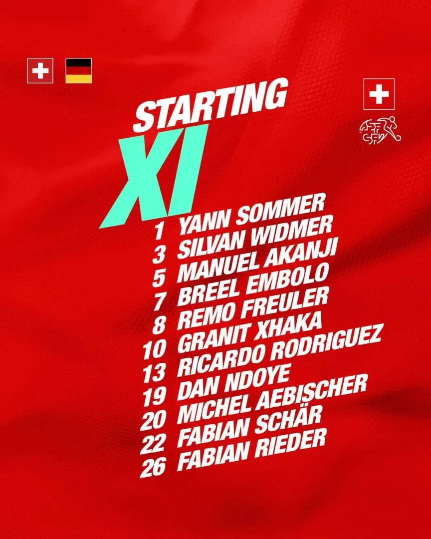 Germany vs. Switzerland Starting Lineups: Kroos, Musiala Start, Wirtz, Gündogan Included