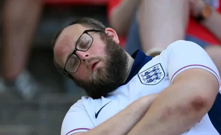 Sleeping Three Lions fan during match: “I dreamt England won the Euros – I’d be a better manager than Southgate”