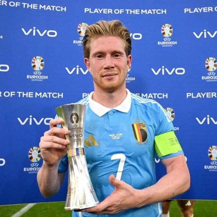 Official: De Bruyne Wins Man of the Match Again, Kevin’s Long Passes Hit 100% Success Rate