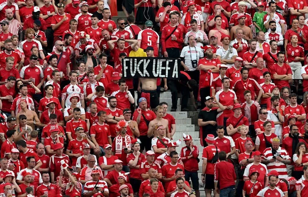 Danish FA fined for insulting banner, demands fans pay