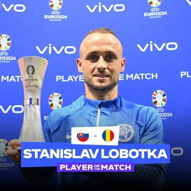 Official: Robert Mak Named Man of the Match in Slovakia-Romania Match, Second Time Winning Award in Tournament