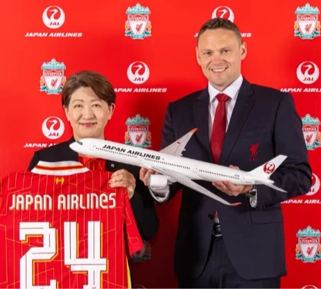 Liverpool FC Officially Announces Japan Airlines as Club's Official Partner