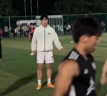 Son Heung-min Spotted Playing Football in South Korea During Off-Season, Almost Injured After Slipping