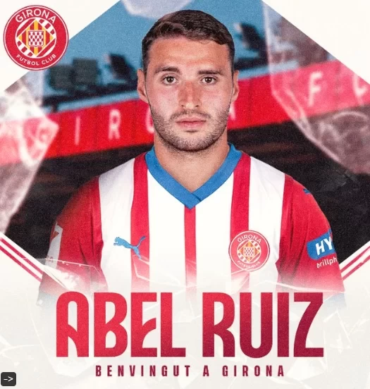 Official: Spanish striker Abel Ruiz joins Girona