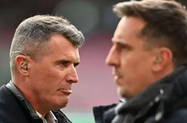 Another banger? Man United legends Neville and Keane record Euro Cup special ahead of knockout rounds