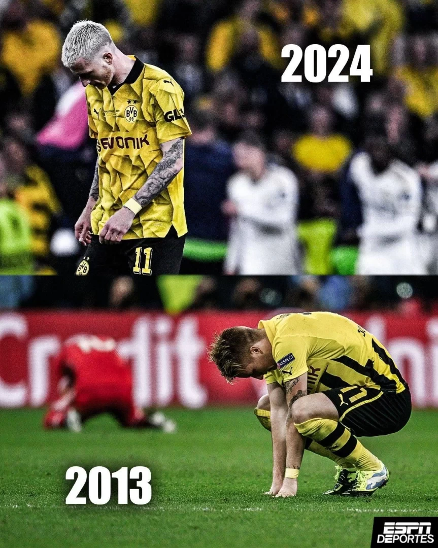 Dortmund Loses Again in Champions League Final at Wembley, Only Reus & Hummels Witnessed Both