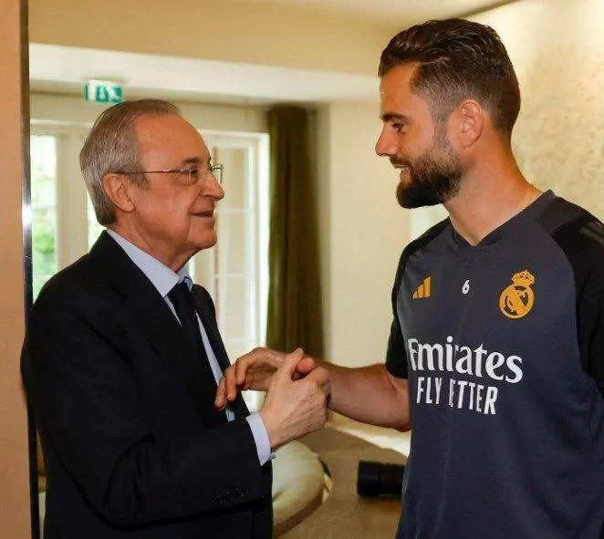 The Battle is On! Real Madrid President Florentino Perez Visits Hotel to Encourage the Team