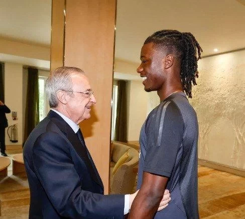 The Battle is On! Real Madrid President Florentino Perez Visits Hotel to Encourage the Team