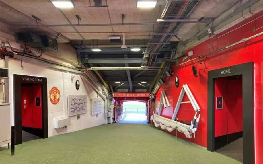 Man Utd.com: Old Trafford tunnel redevelopment underway, to be completed before new season