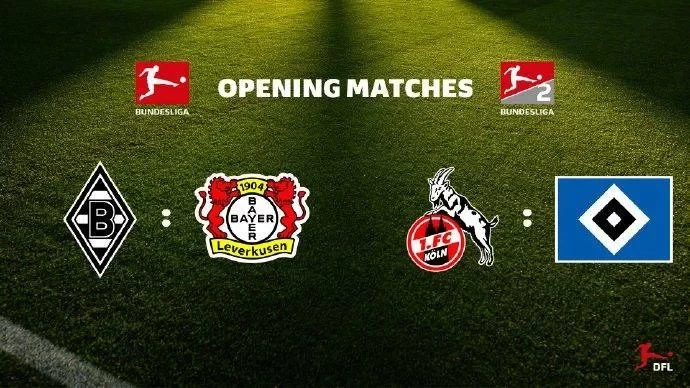 Bundesliga and 2. Bundesliga release new season schedule: Leverkusen vs. Mönchengladbach to open the season, Cologne vs. Hamburg to open the 2. Bundesliga