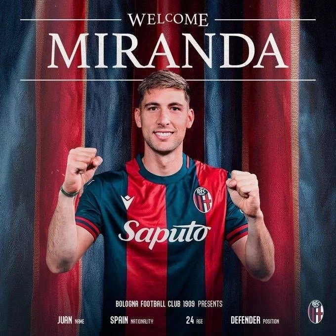 Official: Bologna Sign Former Betis Defender Miranda