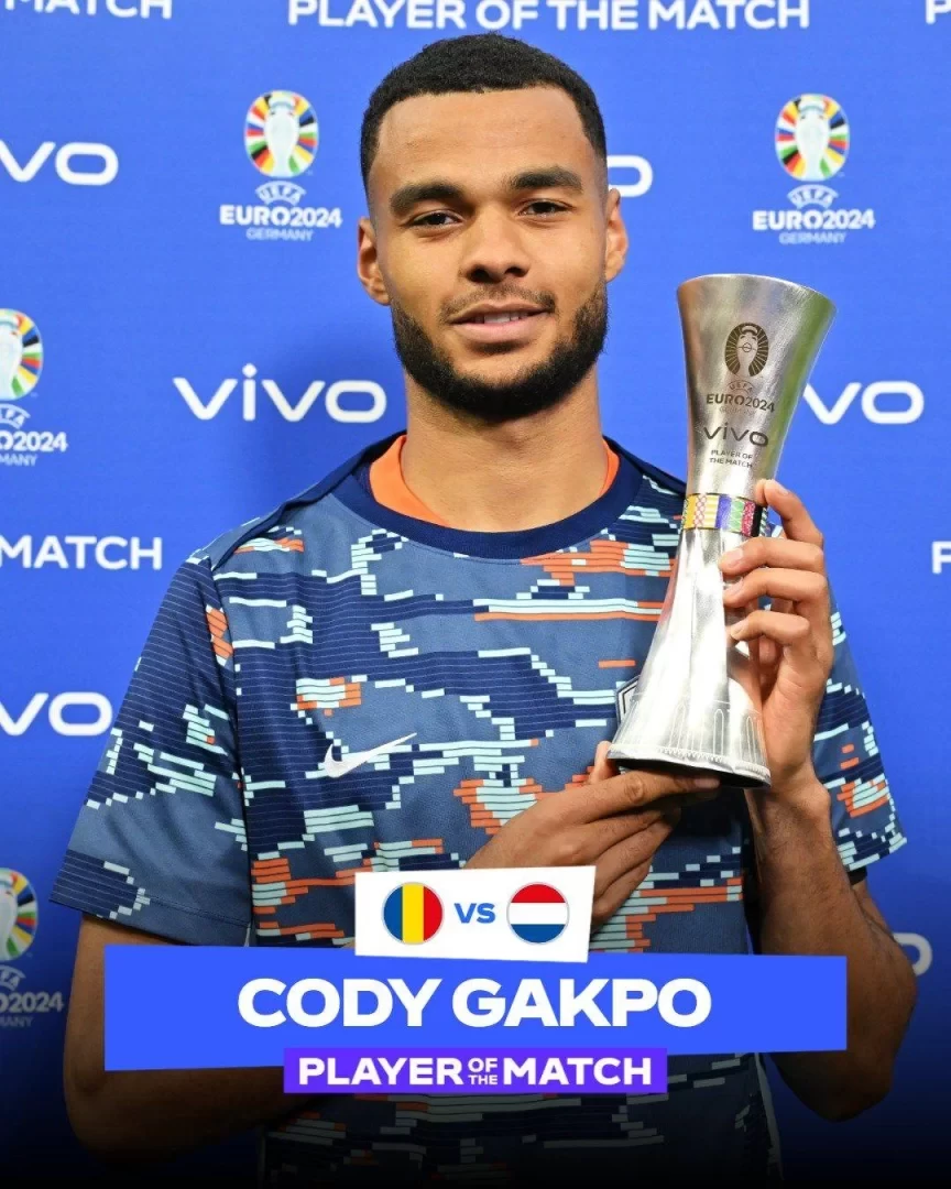 They called for a god, and got him! Gakpo named Man of the Match in Netherlands vs Romania