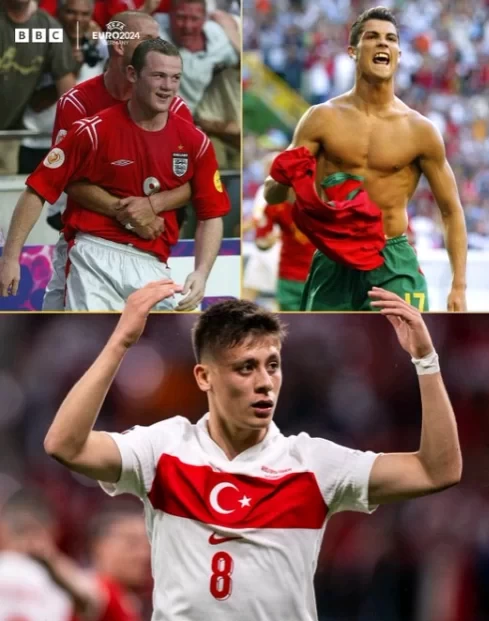 Güler becomes the third youngster after Ronaldo and Rooney to score and assist in the same European Championship