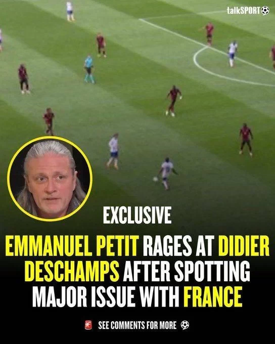 Petit: France infuriates me. Why are they just watching Belgium play?