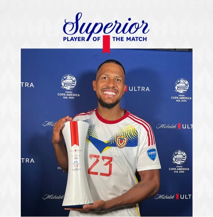 Official: Rondon named Man of the Match in Venezuela’s clash with Jamaica