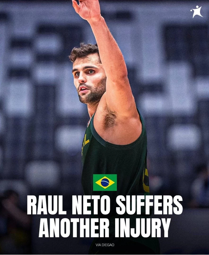 Brazil’s Starting Neto Injured Left Thigh, Will Miss Upcoming Olympic Men’s Basketball Qualifiers