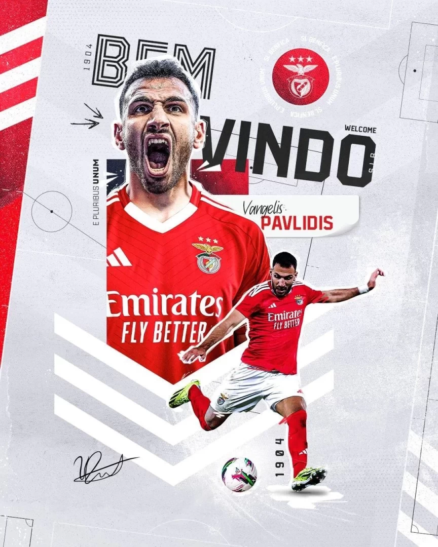 Official: Benfica signs last season’s Eredivisie Golden Boot Pavlidis