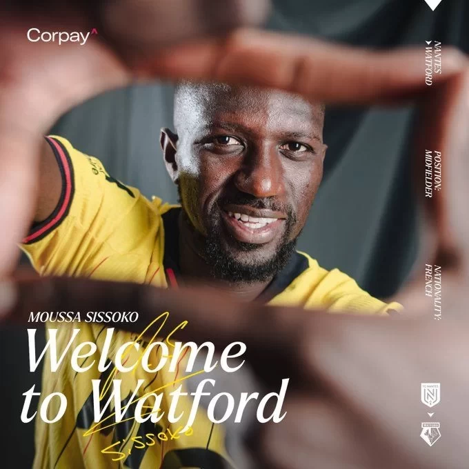 Official: Moussa Sissoko returns to former club Watford