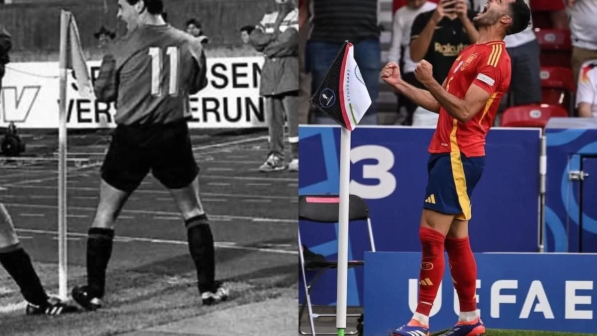 Tribute! Merino repeats his father’s goal celebration years ago, father and son score in the same stadium