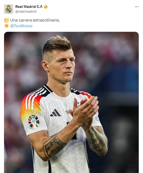 Real Madrid pays tribute to Kroos: An extraordinary legendary career