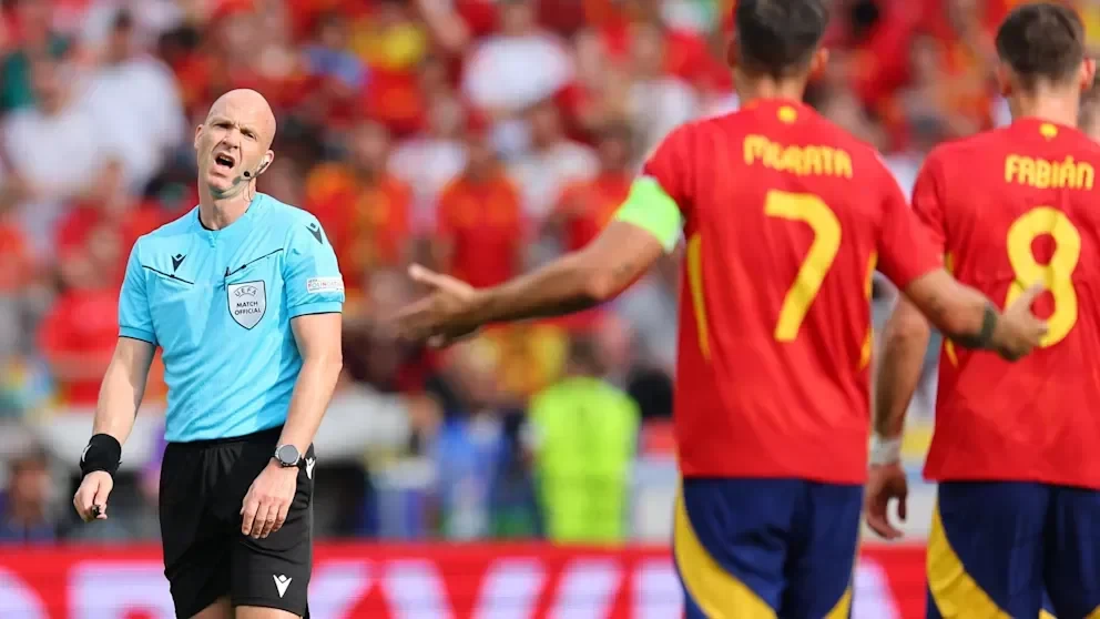 German Media: Controversial Referee Anthony Taylor Returns to England, Will Not Officiate Euro Final