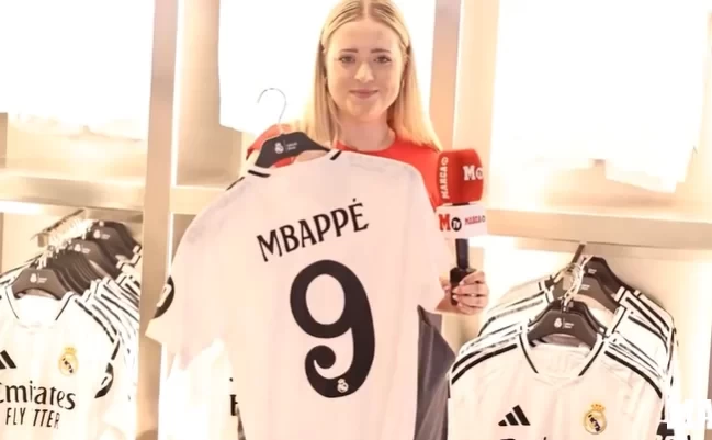 Mbappé’s Real Madrid jersey officially goes on sale today, orders are instantly full and need an extra -week wait