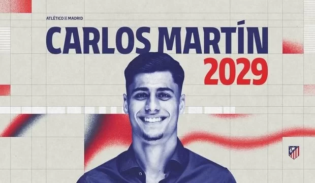 Official: Atlético Madrid renew with forward Carlos Martín until 2029