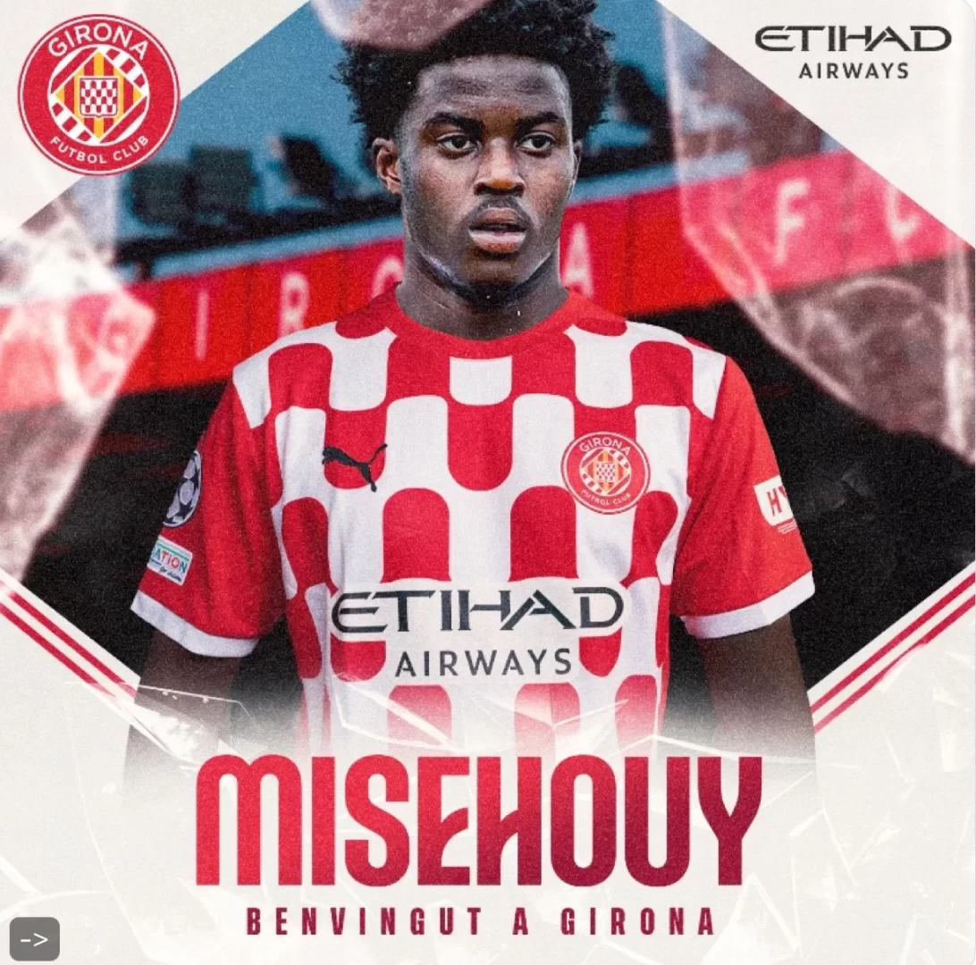 Girona Officially: Ajax Young Forward Misehouy Joins the Team, Signing Until 2028