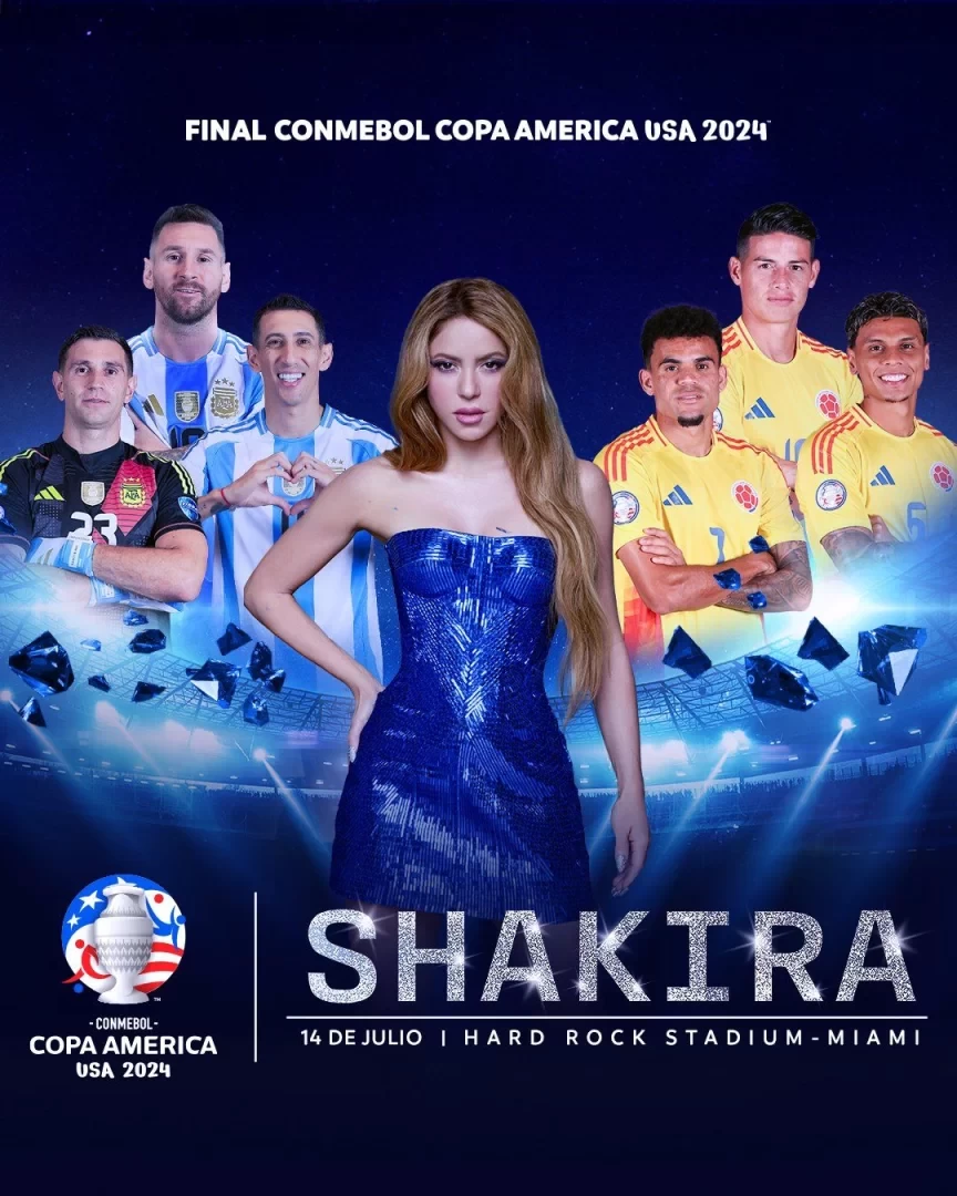 Reporter: Copa America Final Halftime Extended to Minutes Due to Shakira Performance