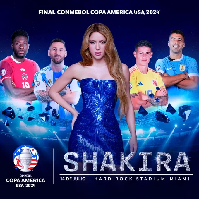 Official: Latin Queen Shakira to Perform at Copa América Final, a First in Tournament History