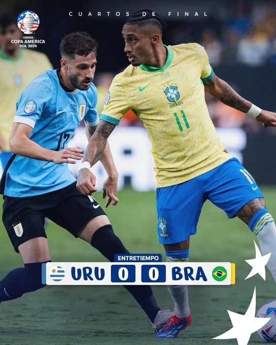 Encouraging Physical Confrontation! Uruguay and Brazil Combined for a Total of 18 Fouls During the Match, with Only Paquetá Receiving a Yellow Card