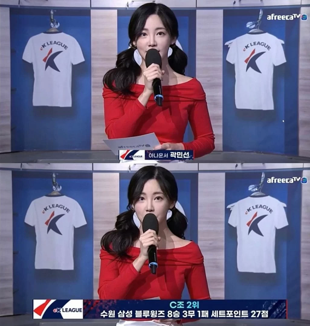 South Korean "Football Goddess" Announcer Kwak Min-sun: Die-hard Fan of Lee Kang-in and Son Heung-min, Loyal Supporter of Italy