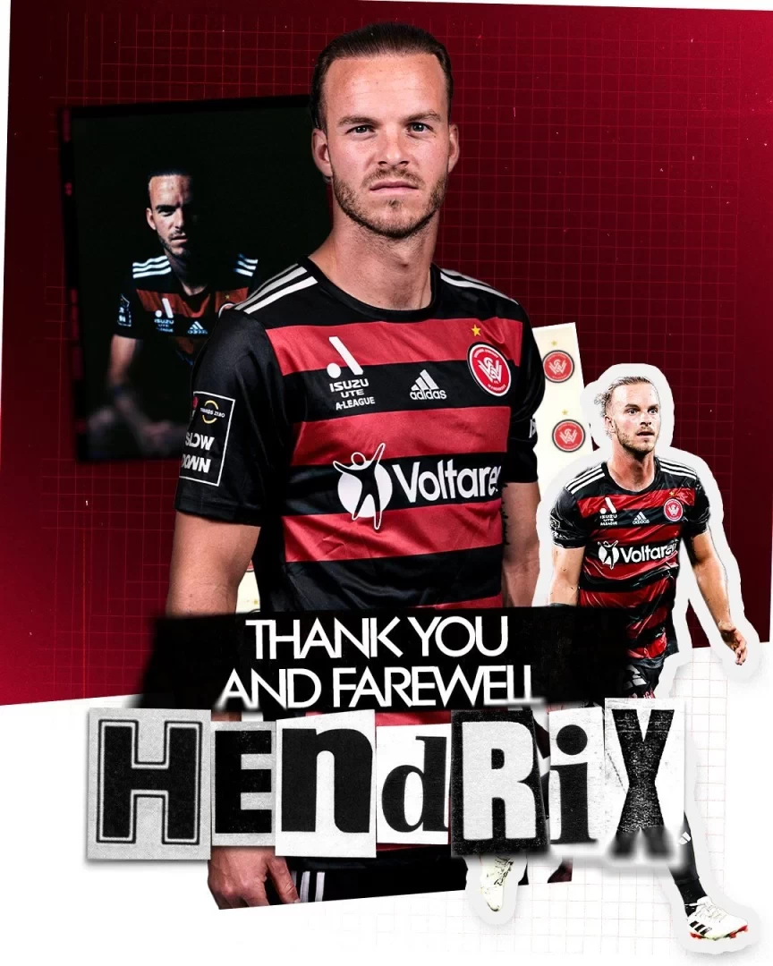 Official: Dutch midfielder Hendriks leaves Western Sydney Wanderers