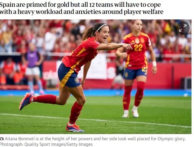 The Guardian Column: Bonmati Still at Her Peak, Marta’s Last Olympics Destined for History