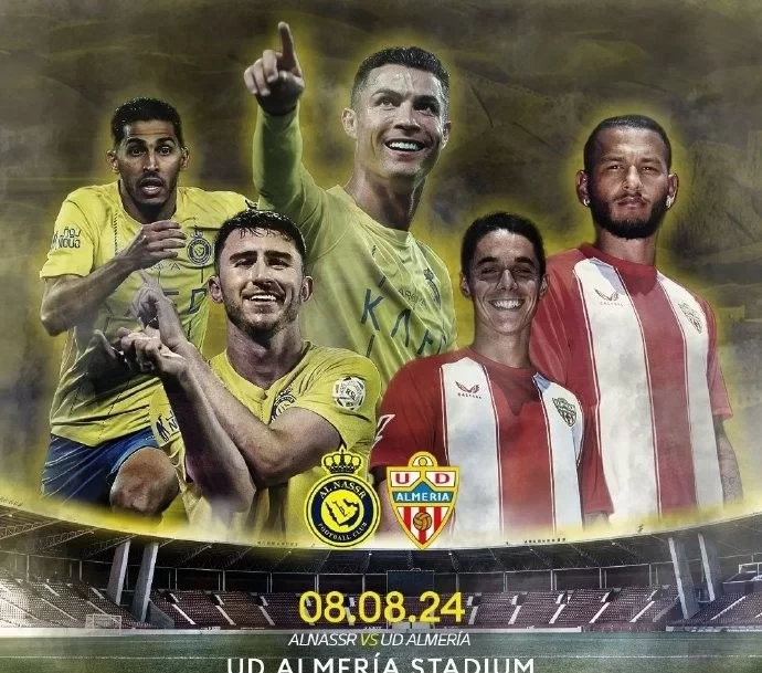 Official: Riyadh Victory to play Almeria on August 8th, Ronaldo featured in poster