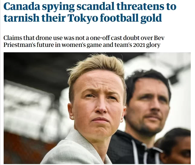 The Guardian: Canada embroiled in drone spying scandal, Olympic gold medal at risk