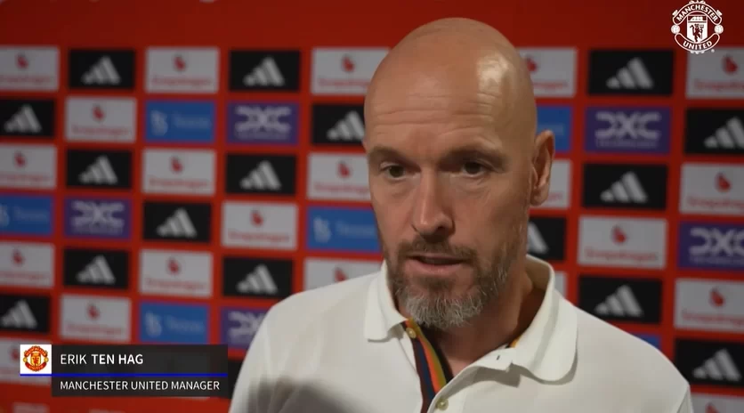 Ten Hag: Hojlund and Amrabat injuries can’t be assessed yet, I’m very careful with my players