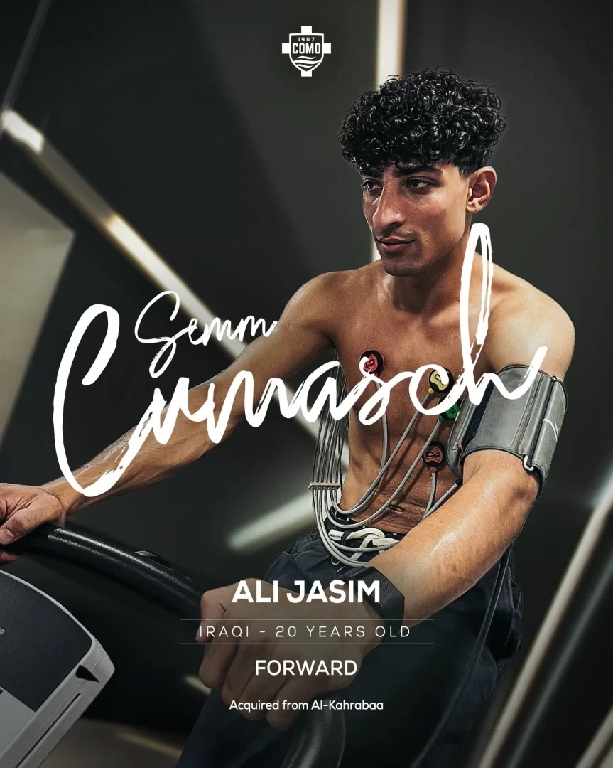 Continue strengthening! Official: Serie A newcomer Como signs Iraqi international Jassim