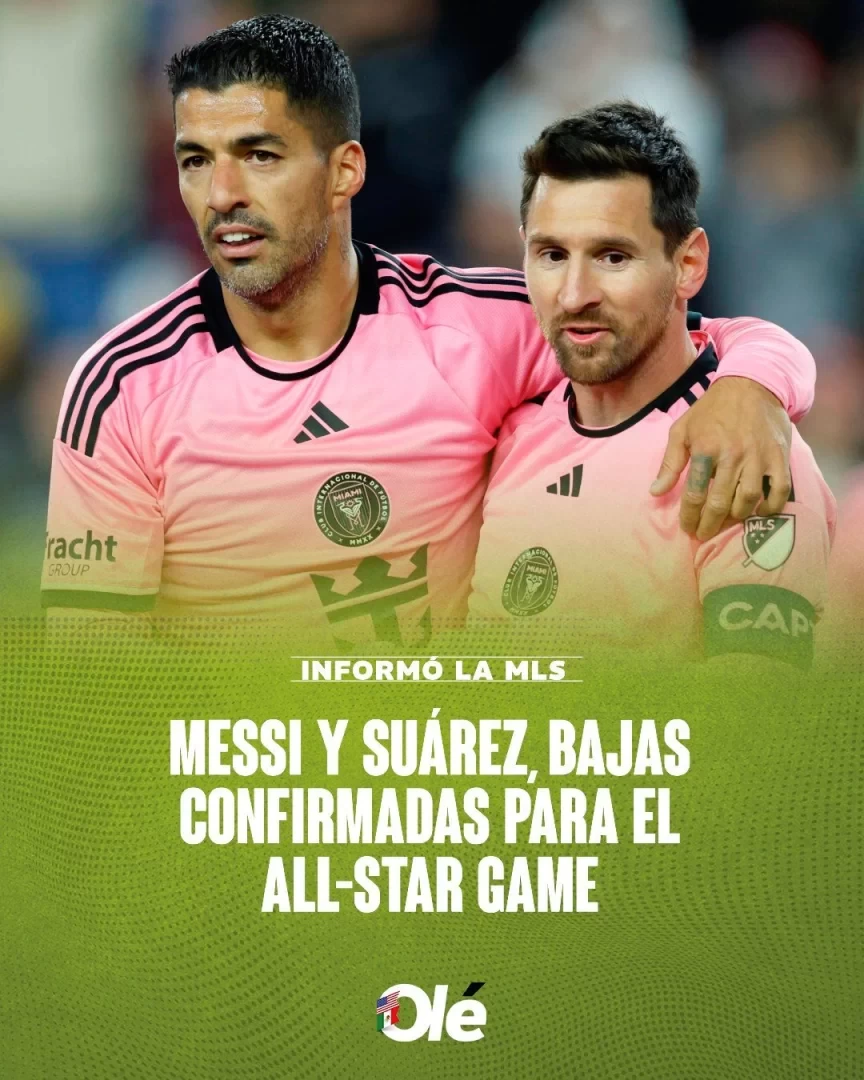 Ole: Messi and Suarez will not play in the MLS All-Star Game