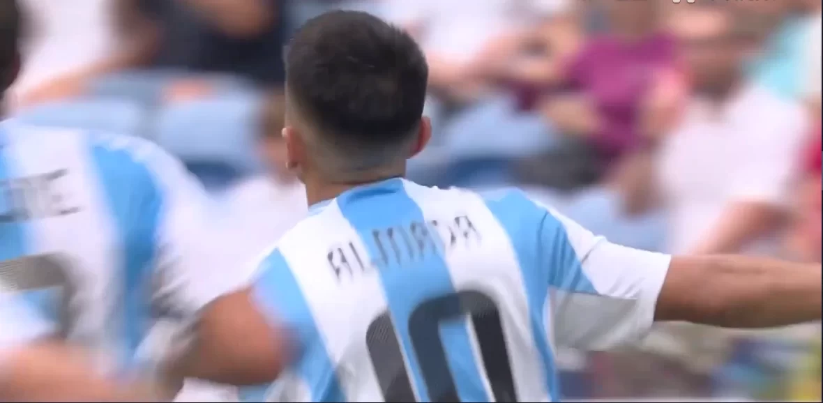 Breaking the deadlock! Almada scores from outside the box for Argentina – Argentina vs Ukraine