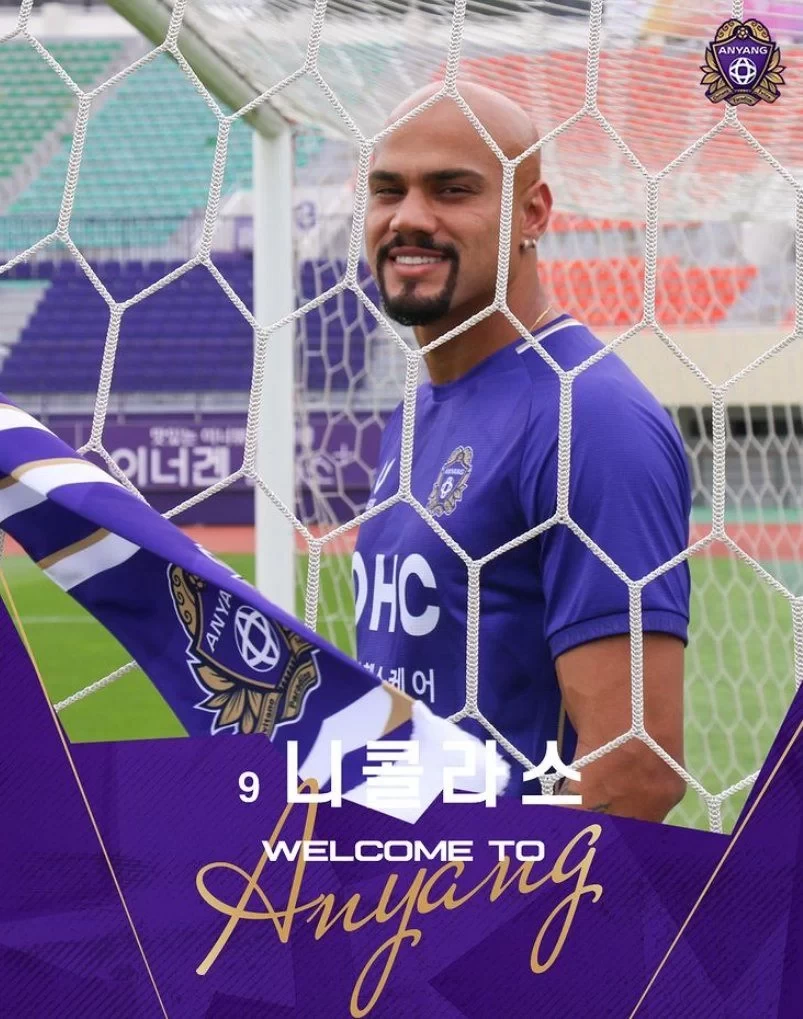 Official: Anyang FC signs Brazilian striker Nicolas Careca