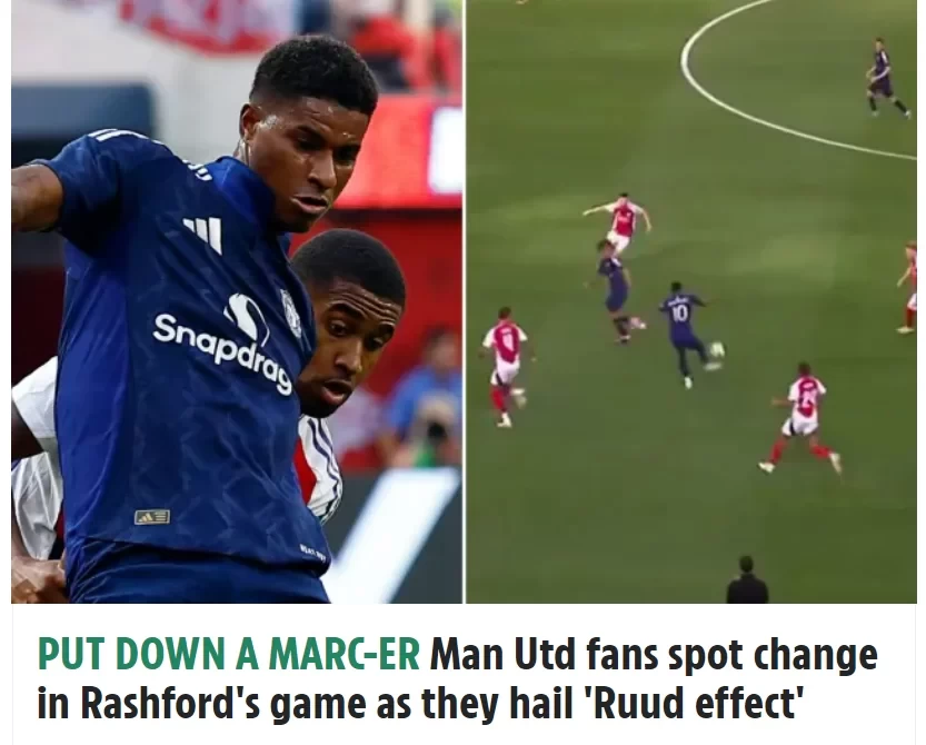 Man Utd fans rave about Rashford’s ‘massive change’ and predict goal glut with Van Nistelrooy’s help