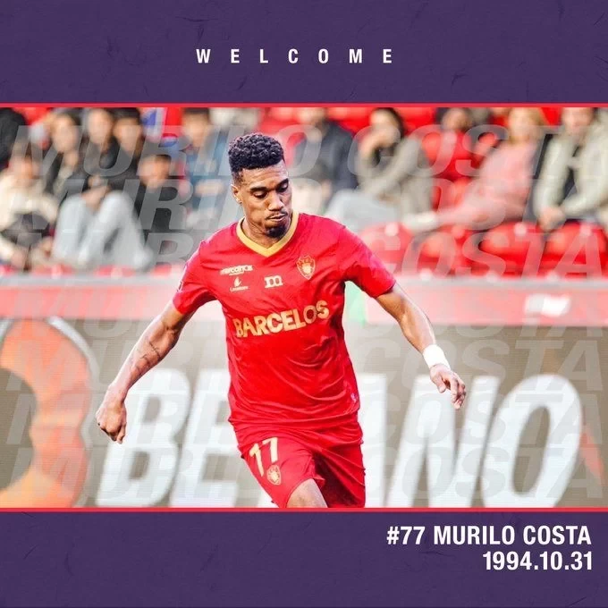 Kyoto Sanga Official: Former Braga Winger Murilo Costa Officially Joins