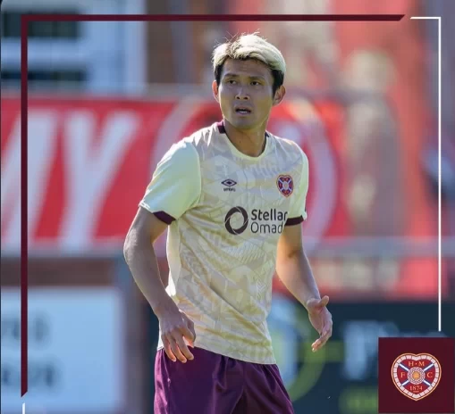 Official: Yuki Tanaka leaves Hearts FC to join Kashima Antlers