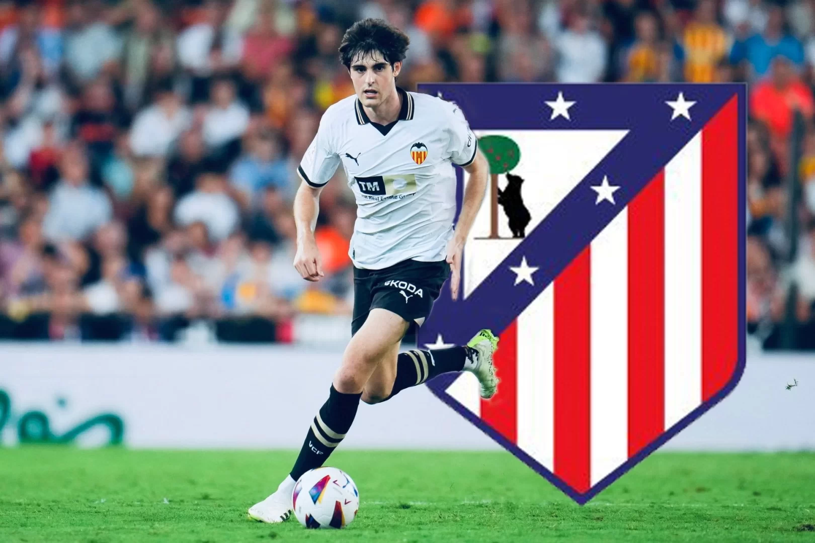 Atletico Madrid looking to sign Valencia midfielder Javier Guerra for €25m plus add-ons