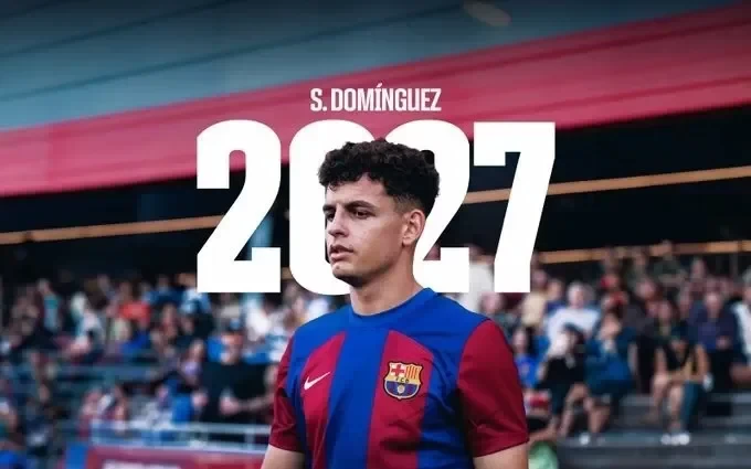 Dominguez: La Masia is the future of Barca, the veterans have helped me a lot