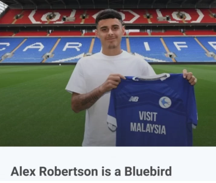 Official: Manchester City youngster Robertson joins Cardiff City on a four-year deal