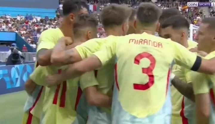 Minute Goal! Fermín Scores, Baena with a Direct Free Kick, Spain U23 Temporarily Overtake France